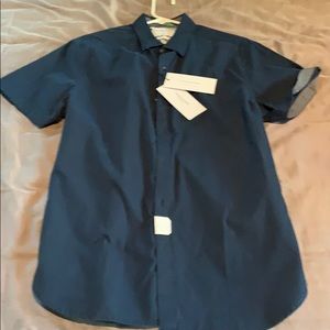 Denim and flower shirt